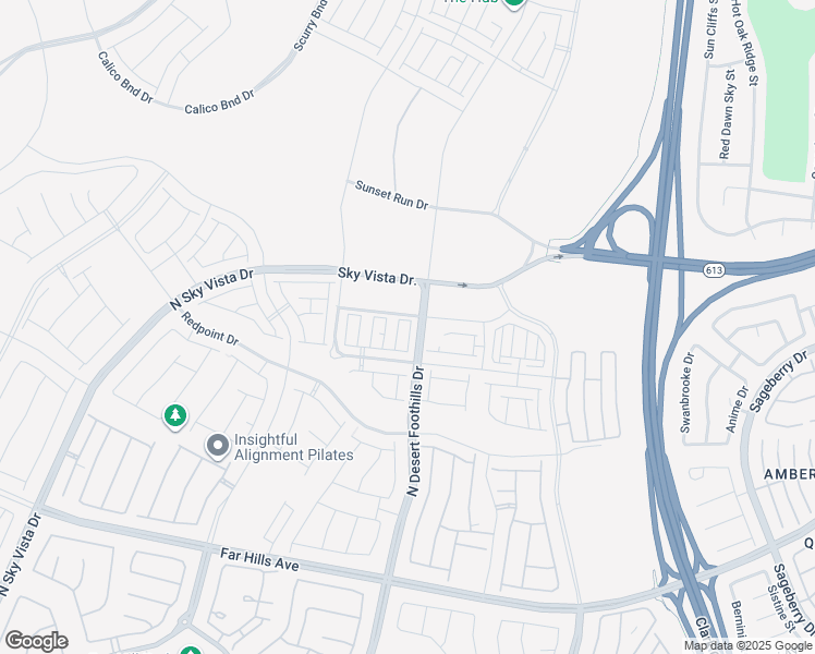 map of restaurants, bars, coffee shops, grocery stores, and more near 671 Sentinel Spire Street in Las Vegas