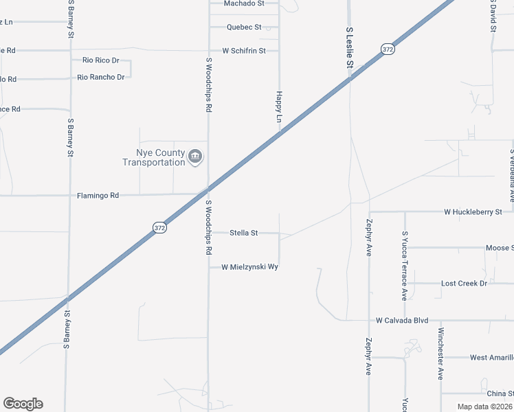 map of restaurants, bars, coffee shops, grocery stores, and more near 2331 Flamingo Road in Pahrump