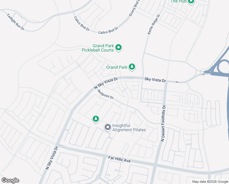 map of restaurants, bars, coffee shops, grocery stores, and more near 12063 Glentana View Street in Las Vegas