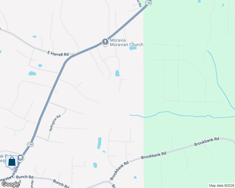 map of restaurants, bars, coffee shops, grocery stores, and more near 7801-7803 Misty Hollow Lane in Oak Ridge