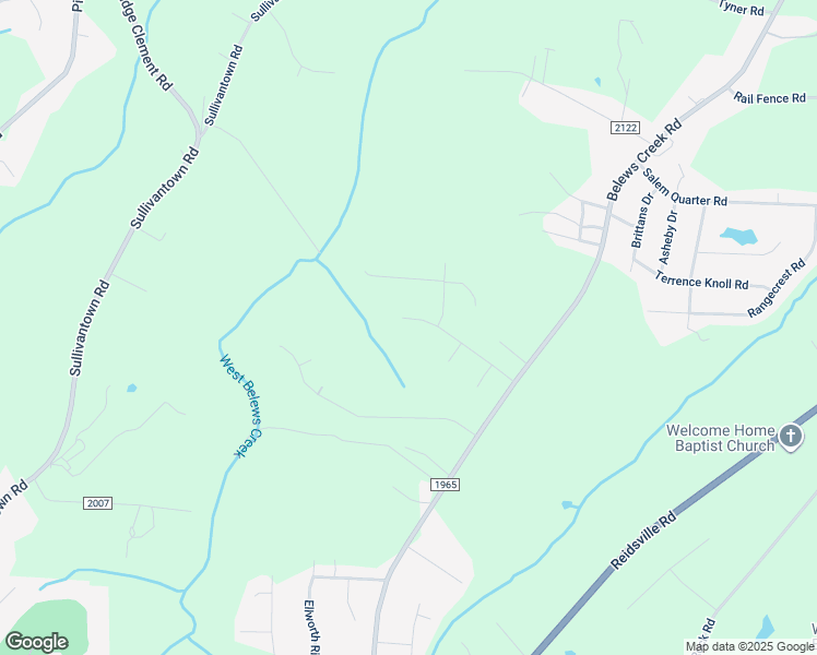 map of restaurants, bars, coffee shops, grocery stores, and more near 5600 Brookway Drive in Walkertown