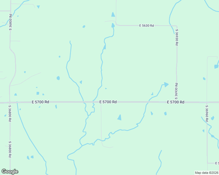 map of restaurants, bars, coffee shops, grocery stores, and more near 368795 East 5700 Road in Terlton