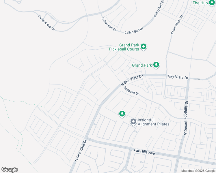 map of restaurants, bars, coffee shops, grocery stores, and more near 12218 Elderwood Street in Las Vegas