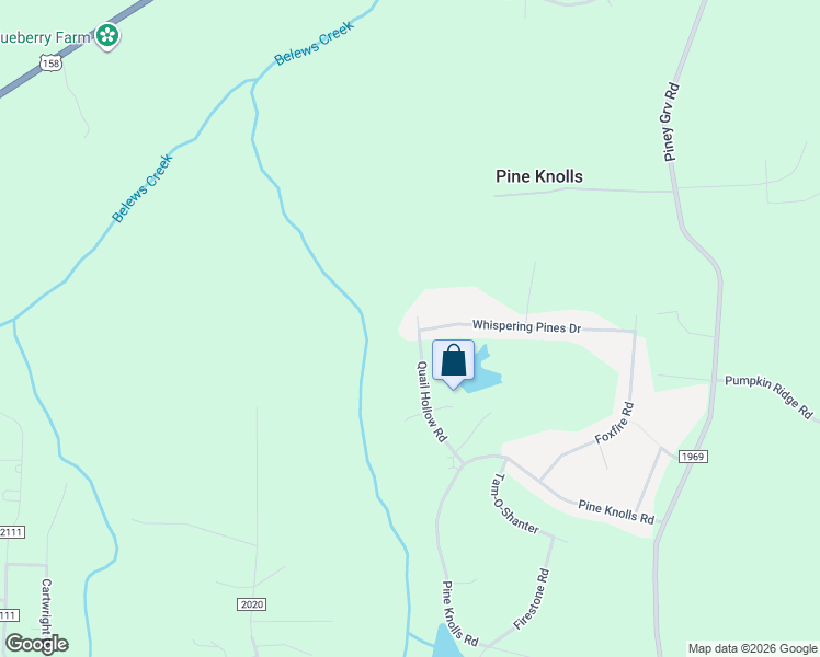 map of restaurants, bars, coffee shops, grocery stores, and more near 1210 Quail Hollow Road in Kernersville