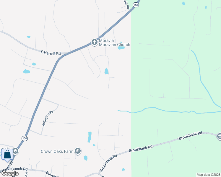 map of restaurants, bars, coffee shops, grocery stores, and more near 2910 Oak Ridge Road in Oak Ridge