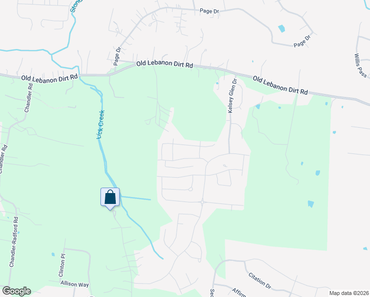 map of restaurants, bars, coffee shops, grocery stores, and more near 2133 Kirkwood Drive in Mt. Juliet