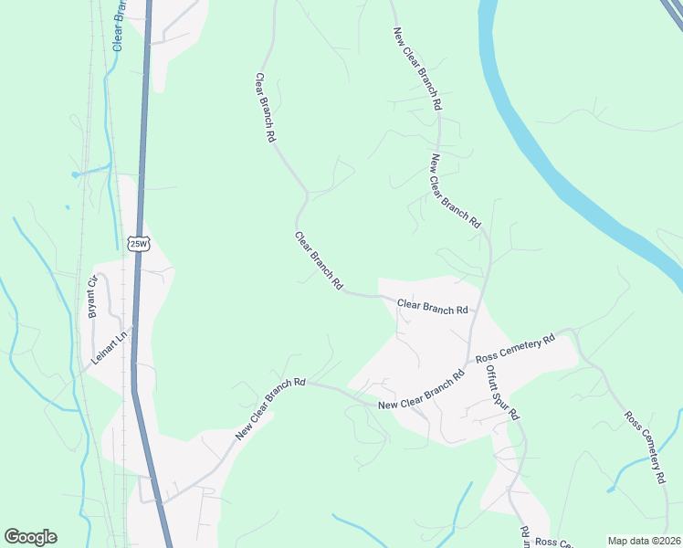 map of restaurants, bars, coffee shops, grocery stores, and more near 405 Clear Branch Road in Rocky Top