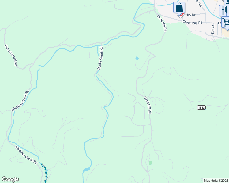 map of restaurants, bars, coffee shops, grocery stores, and more near 272 Rocky Maple Avenue in Boone