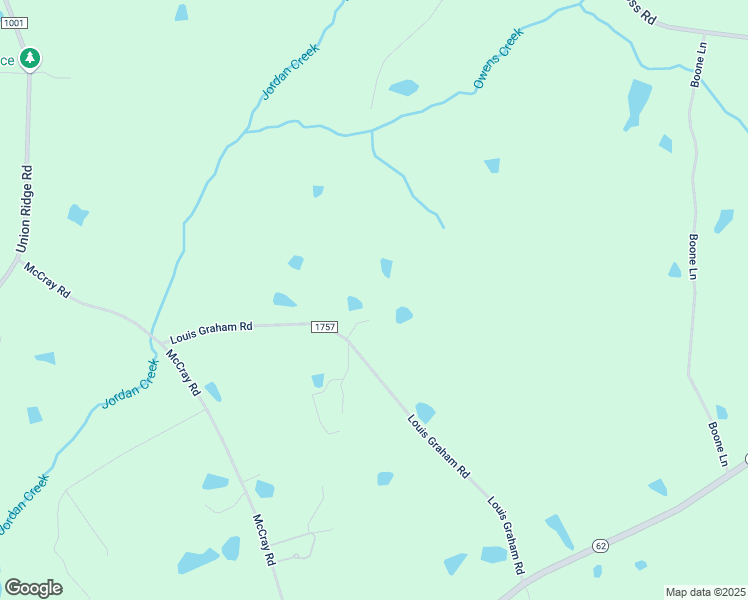 map of restaurants, bars, coffee shops, grocery stores, and more near Louis Graham Road in Alamance County