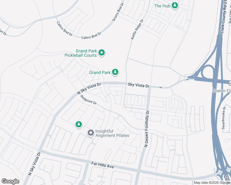 map of restaurants, bars, coffee shops, grocery stores, and more near 11935 Glide Reflection Avenue in Las Vegas