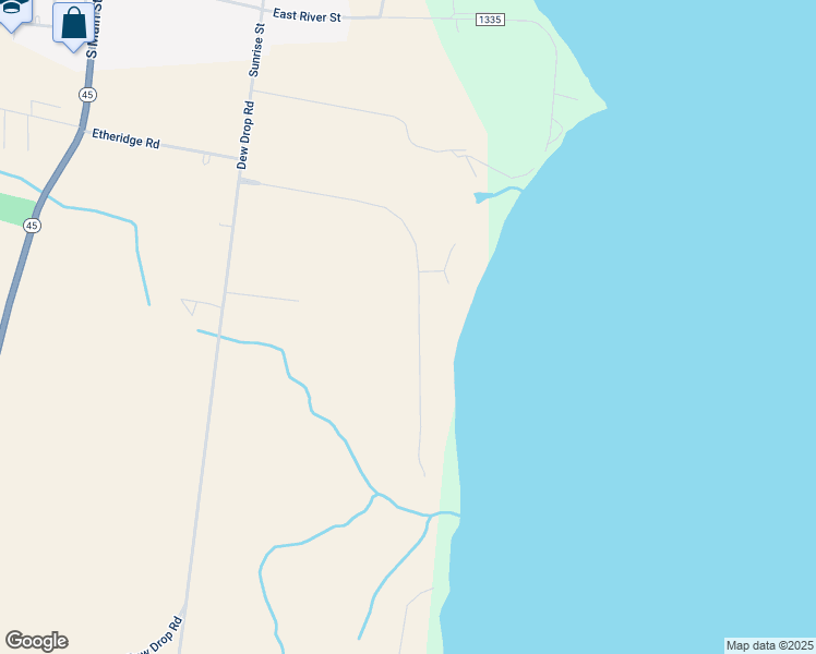 map of restaurants, bars, coffee shops, grocery stores, and more near 212 Chowan Shores Drive in Colerain