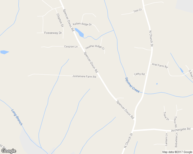map of restaurants, bars, coffee shops, grocery stores, and more near 405 Justamere Farm Road in Greensboro
