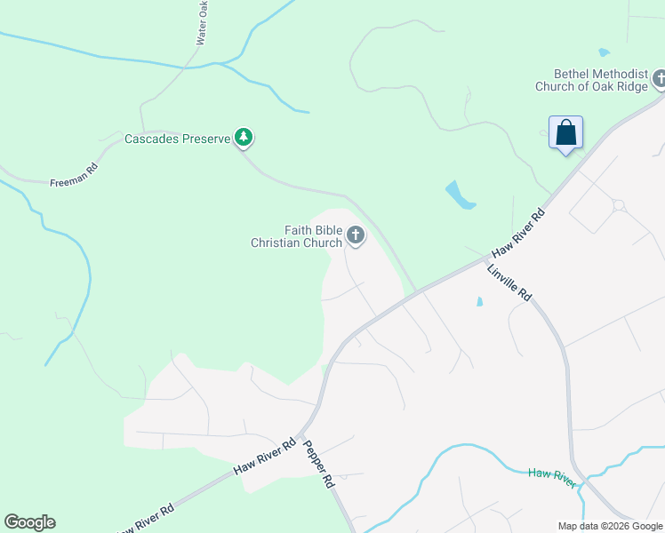 map of restaurants, bars, coffee shops, grocery stores, and more near 7115 N River Rd in Oak Ridge