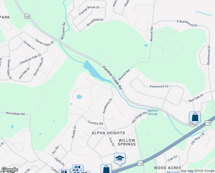 map of restaurants, bars, coffee shops, grocery stores, and more near 946 Mountain Laurel Road in Morristown