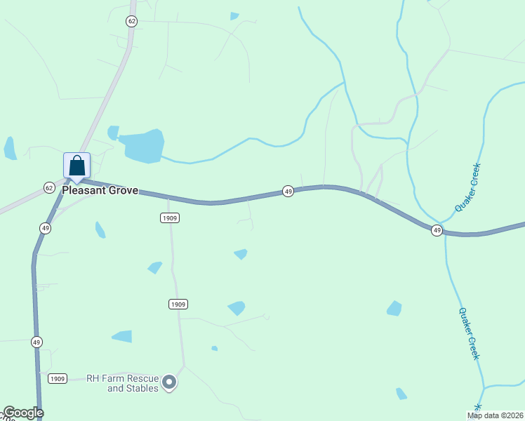 map of restaurants, bars, coffee shops, grocery stores, and more near 4447 State Highway 49 in Burlington