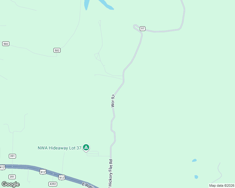 map of restaurants, bars, coffee shops, grocery stores, and more near 21608 West Hickory Flat Road in Springdale