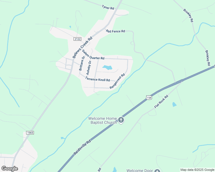 map of restaurants, bars, coffee shops, grocery stores, and more near 6836 Rangecrest Road in Belews Creek