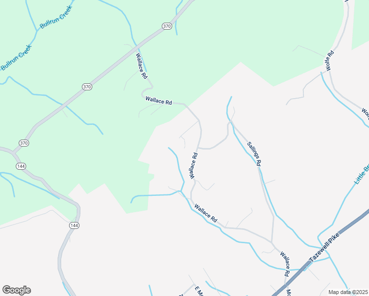 map of restaurants, bars, coffee shops, grocery stores, and more near 295 Sallings Road in Luttrell
