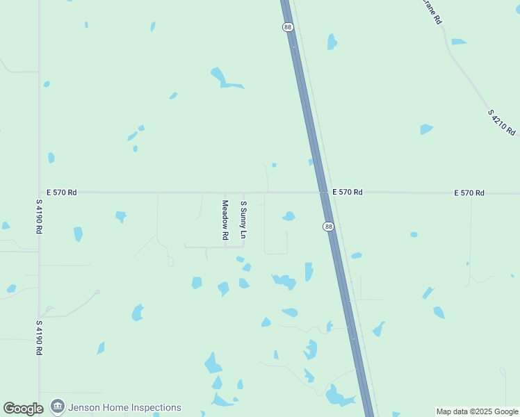 map of restaurants, bars, coffee shops, grocery stores, and more near 29032 South Creekside Street in Inola