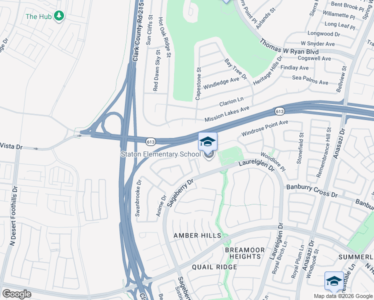 map of restaurants, bars, coffee shops, grocery stores, and more near 1700 Changing Seasons Street in Las Vegas