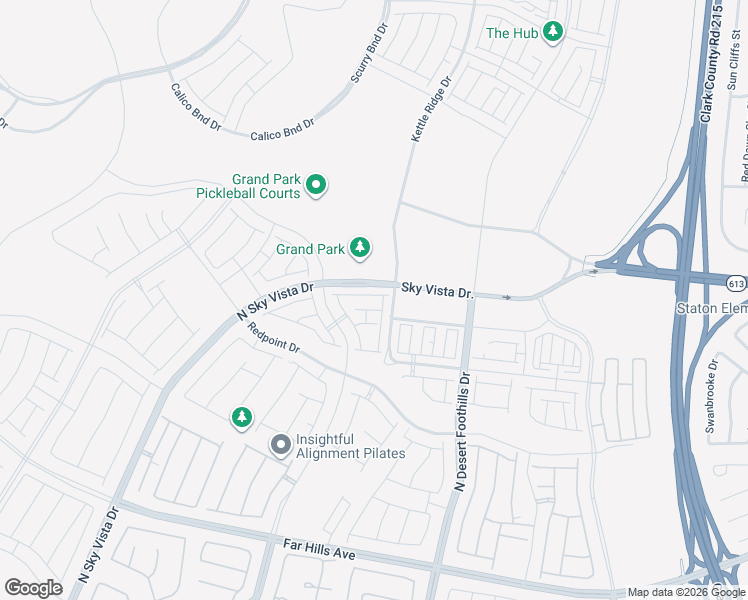 map of restaurants, bars, coffee shops, grocery stores, and more near 11905 Angle Cliff Avenue in Las Vegas