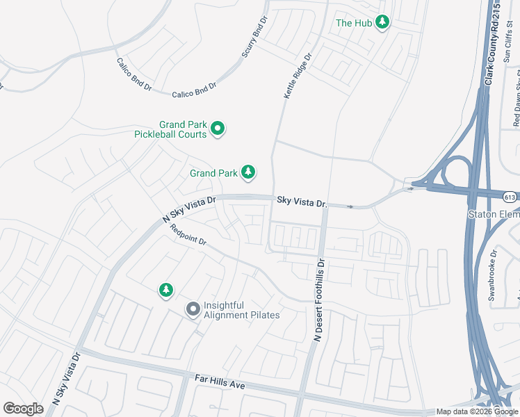 map of restaurants, bars, coffee shops, grocery stores, and more near 11899 Angle Cliff Avenue in Las Vegas