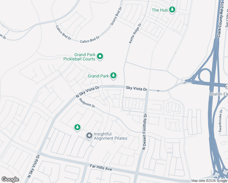 map of restaurants, bars, coffee shops, grocery stores, and more near 11935 Angle Cliff Avenue in Las Vegas