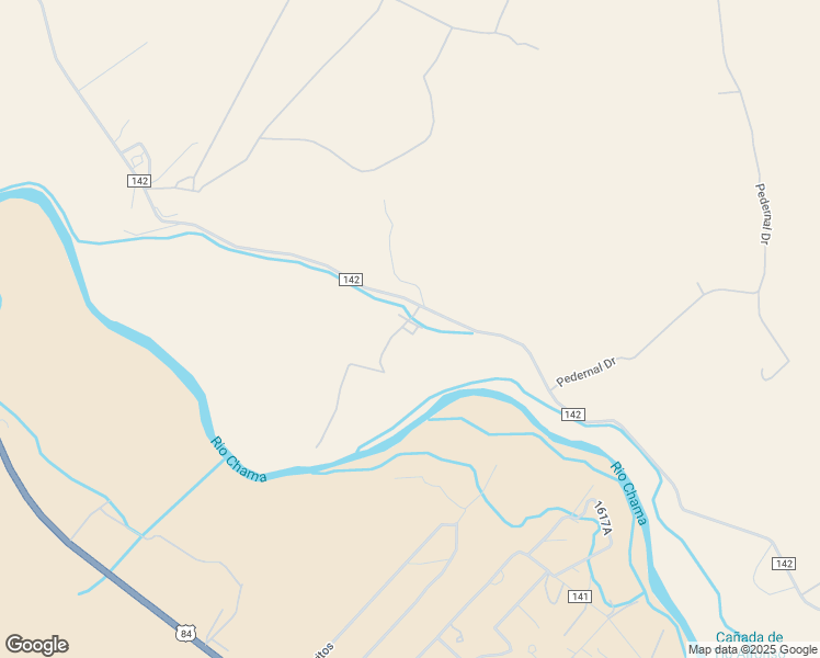 map of restaurants, bars, coffee shops, grocery stores, and more near 691 County Road 142 in Medanales