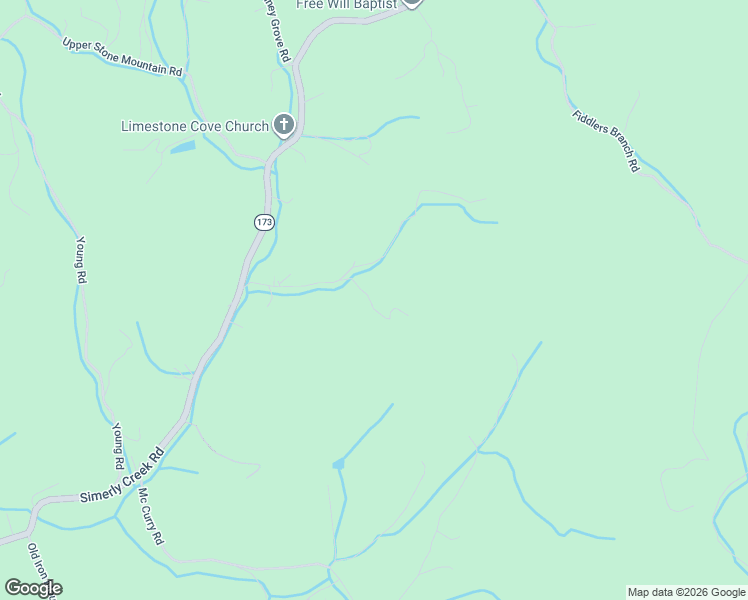 map of restaurants, bars, coffee shops, grocery stores, and more near 112 Edith Gouge Road in Unicoi