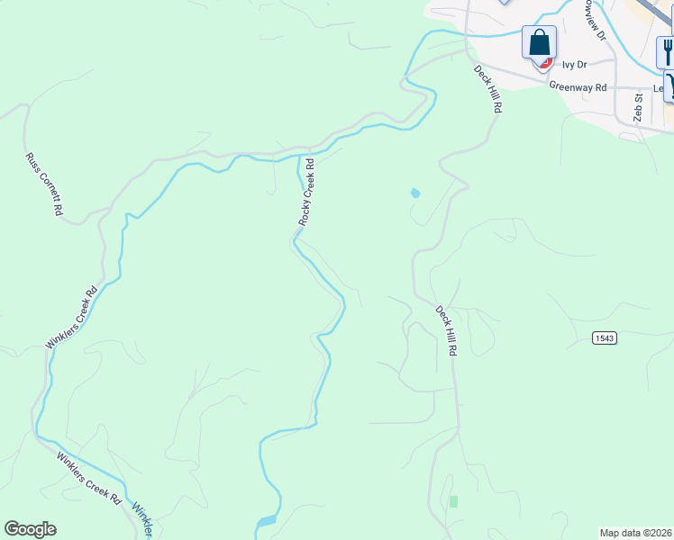 map of restaurants, bars, coffee shops, grocery stores, and more near 249 Rocky Maple Avenue in Boone