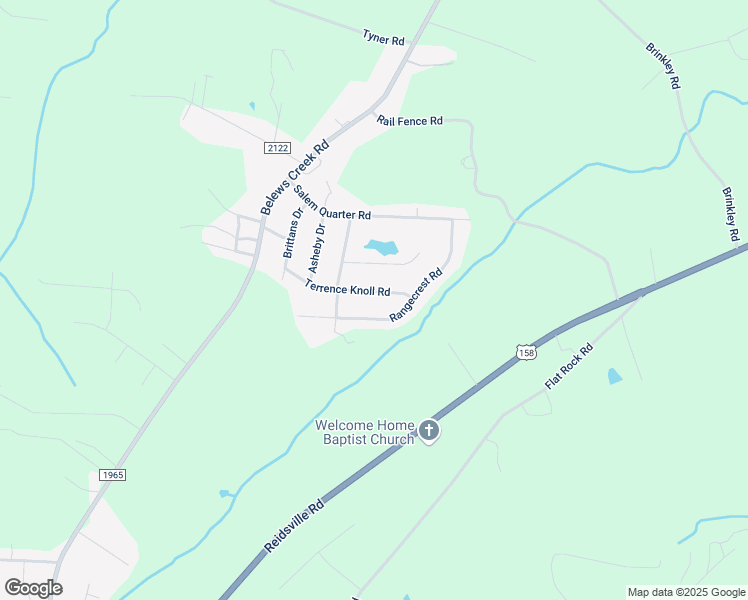 map of restaurants, bars, coffee shops, grocery stores, and more near 6836 Rangecrest Road in Belews Creek