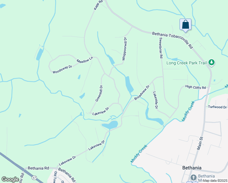 map of restaurants, bars, coffee shops, grocery stores, and more near 5624 Whippoorwill Drive in Pfafftown