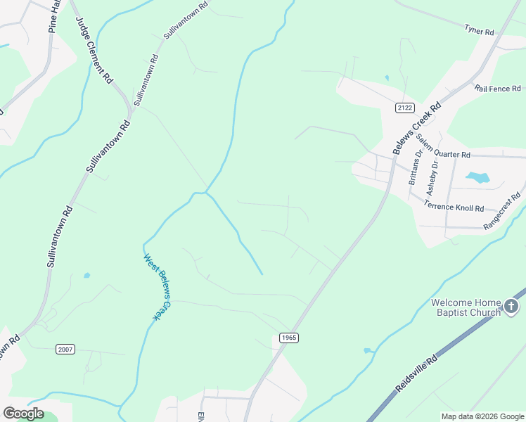 map of restaurants, bars, coffee shops, grocery stores, and more near 6583 Riverwood Road in Walkertown