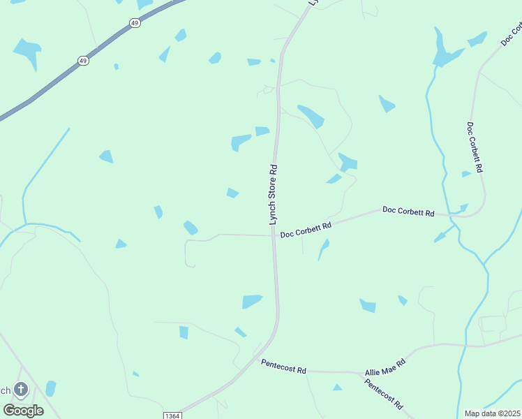 map of restaurants, bars, coffee shops, grocery stores, and more near 6100 Lynch Store Road in Mebane