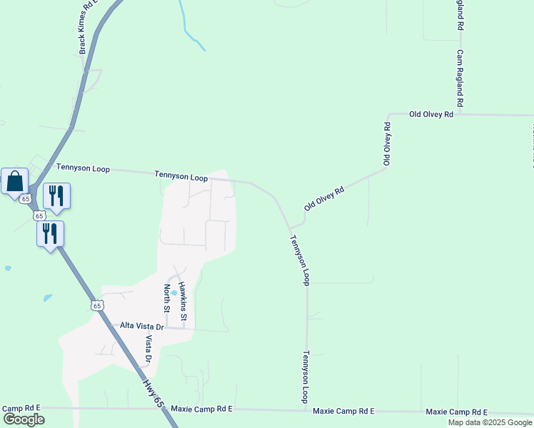 map of restaurants, bars, coffee shops, grocery stores, and more near 808 Tennyson Loop in Harrison