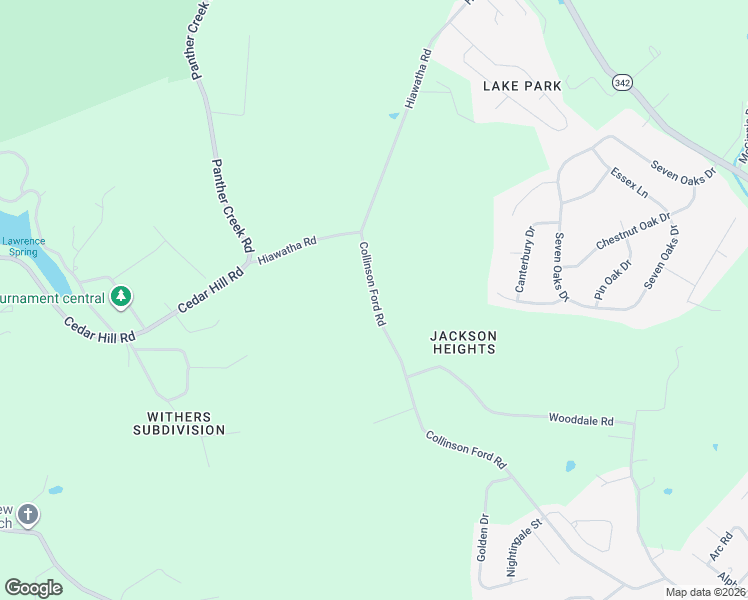 map of restaurants, bars, coffee shops, grocery stores, and more near 1754 Collinson Ford Road in Morristown