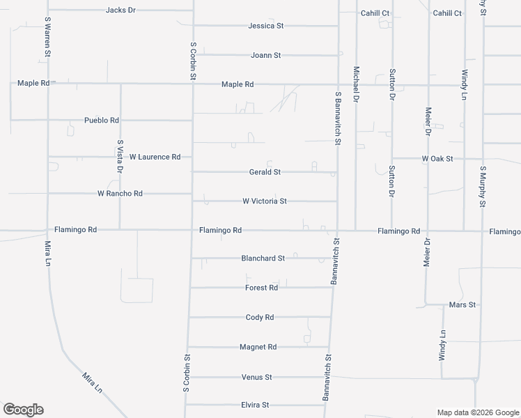 map of restaurants, bars, coffee shops, grocery stores, and more near 4271 West Victoria Street in Pahrump