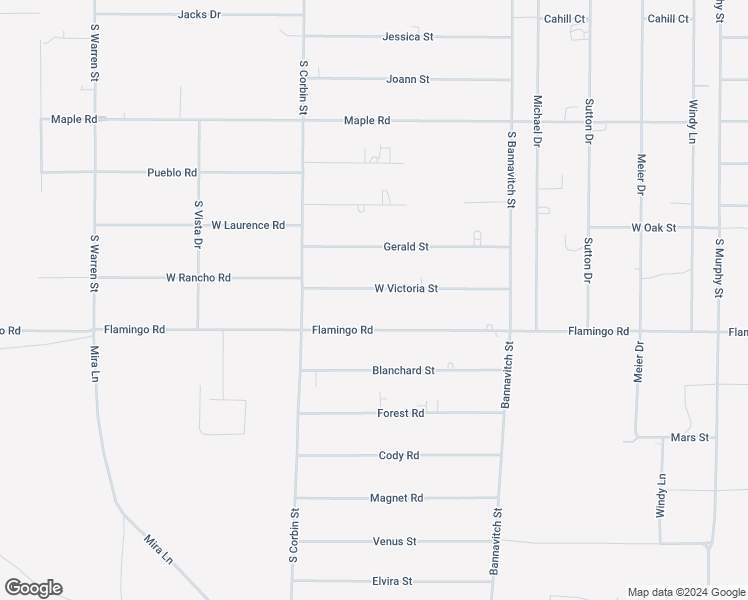 map of restaurants, bars, coffee shops, grocery stores, and more near 4331 West Victoria Street in Pahrump