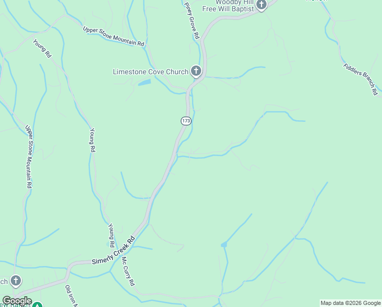 map of restaurants, bars, coffee shops, grocery stores, and more near 135 Robert Tolley Drive in Unicoi