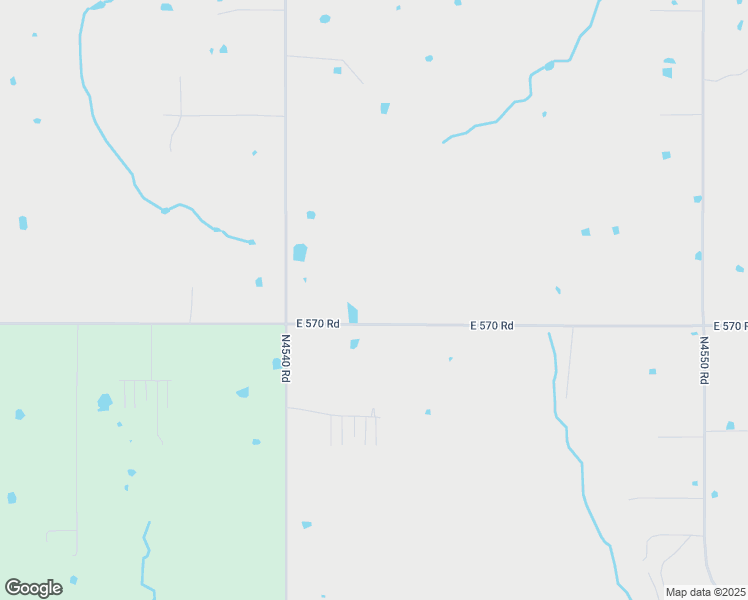 map of restaurants, bars, coffee shops, grocery stores, and more near 5200 East 570 Road in Rose