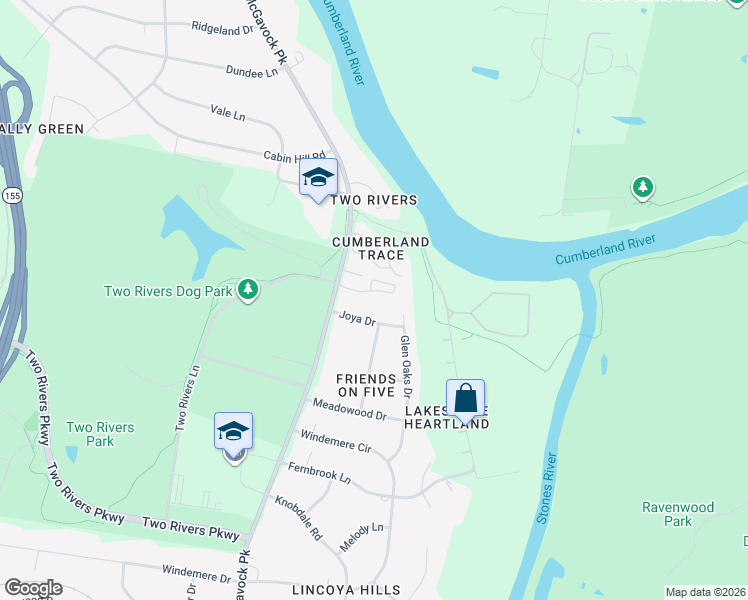 map of restaurants, bars, coffee shops, grocery stores, and more near 319 Autumn Chase Drive in Nashville