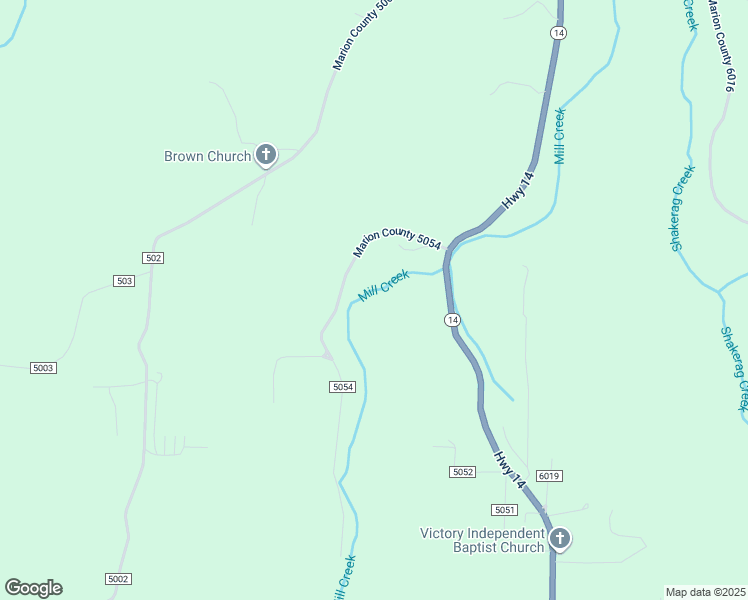 map of restaurants, bars, coffee shops, grocery stores, and more near 250 Marion County 5054 in Yellville