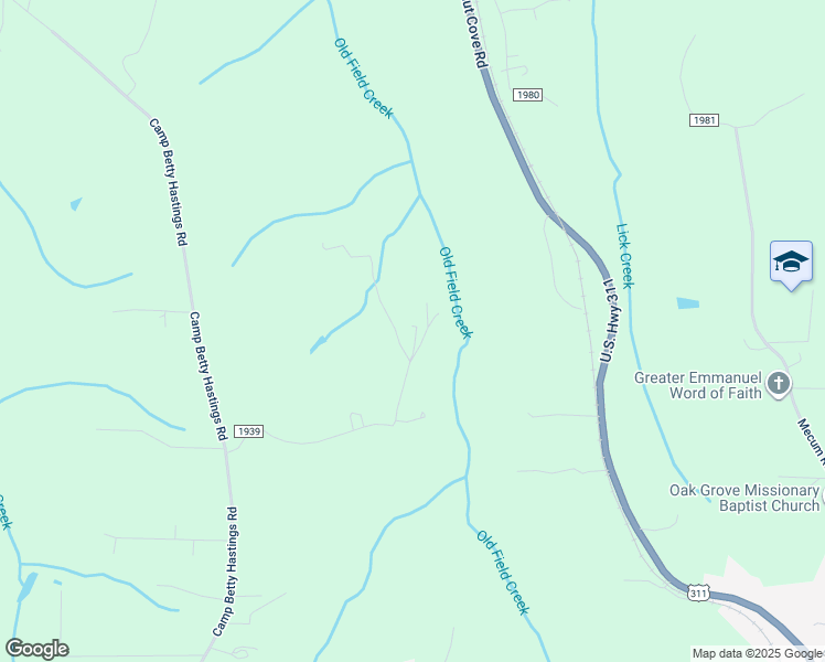 map of restaurants, bars, coffee shops, grocery stores, and more near 4850 Talley Road in Walkertown
