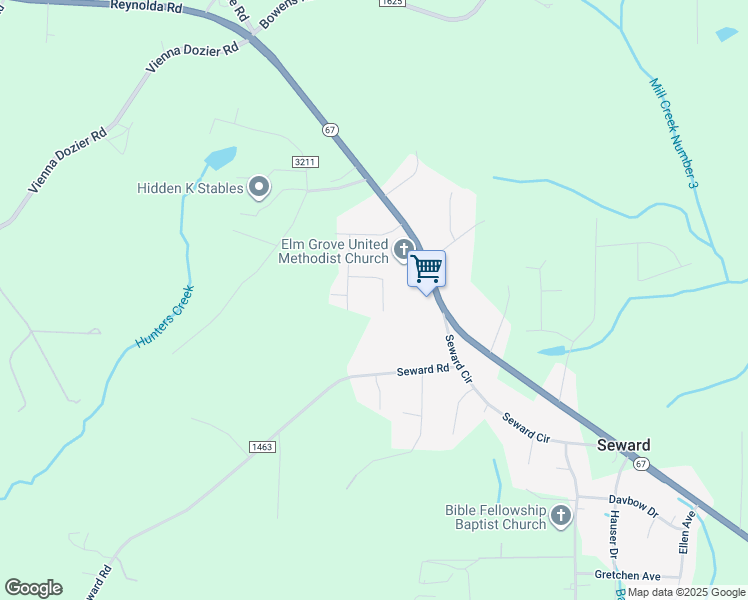 map of restaurants, bars, coffee shops, grocery stores, and more near 4717 Oak Park Circle in Forsyth County