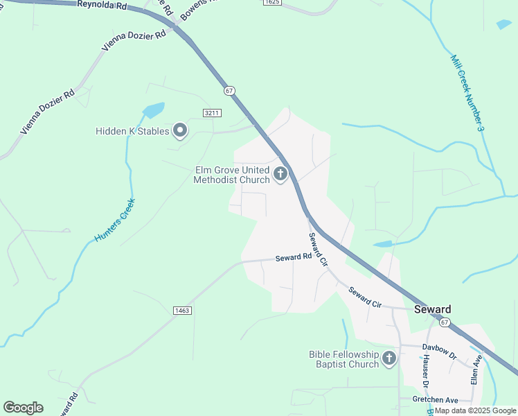 map of restaurants, bars, coffee shops, grocery stores, and more near 4717 Oak Park Circle in Forsyth County