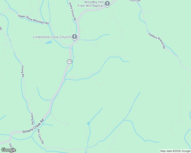 map of restaurants, bars, coffee shops, grocery stores, and more near 112 Edith Gouge Road in Unicoi
