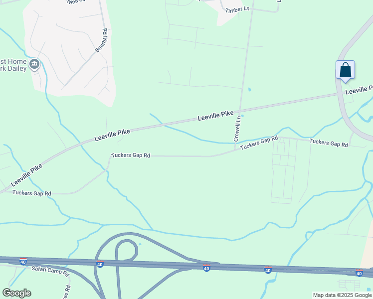 map of restaurants, bars, coffee shops, grocery stores, and more near 2035 Tuckers Gap Road in Lebanon