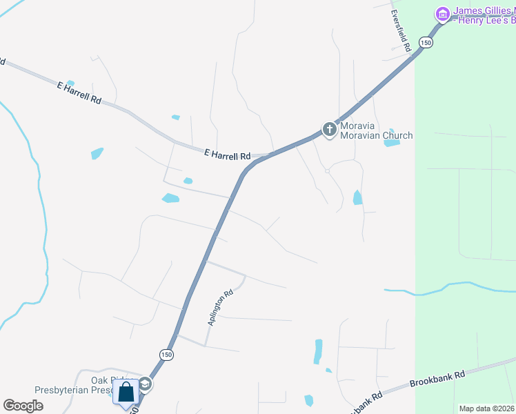 map of restaurants, bars, coffee shops, grocery stores, and more near 2862-2874 Oak Ridge Road in Oak Ridge