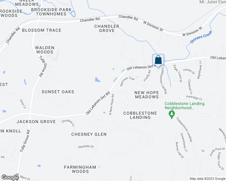map of restaurants, bars, coffee shops, grocery stores, and more near 900 Old Lebanon Dirt Road in Nashville