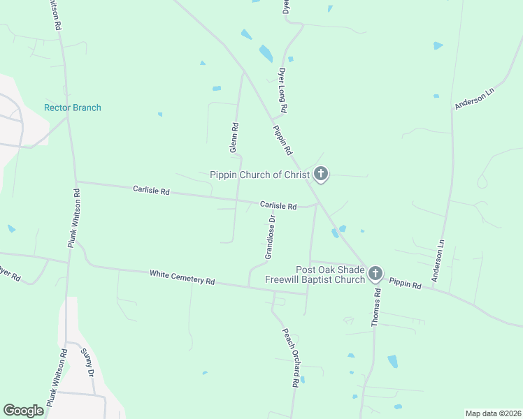 map of restaurants, bars, coffee shops, grocery stores, and more near 3242 Carlisle Road in Cookeville